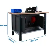Simonwork (bancos De Trabajo) Bt6 Pro Kast 865x1200x750 Mm