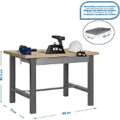 Simonwork (bancos De Trabajo) Bt6 Box Werkbank 865x1800x750 Mm