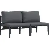 Syfax Buitenmeubilair 2 Stuk Antraciet 80 x 80 x 71 cm Staal