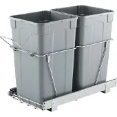 Vevor 27 Qt + 27 Qt uittrekbare prullenbak voor keukenkastjes