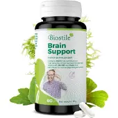 Biostile – Brain Support – Ondersteunt de Hersenfunctie - Ginkgo - Omega 3 – 60 Capsules