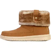 HeyDude Camden Cuff Classic Cozy Polyester Dames Cognac Winter Enkellaarzen