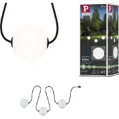 Paulmann 94912 Lichtketting Bollen Buiten Aantal lampen 3 Warmwit Verlichte lengte: 1.7 m Dimbaar