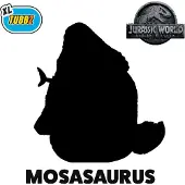 Numskull Jurassic World Tubbz PVC-figuur XL, Mosasaurus, 25 cm