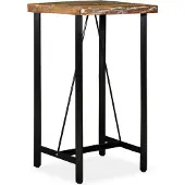 Syfax Bartafel 60x60x107 cm massief gerecycled hout