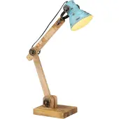 Syfax Bureaulamp 25 W E27 23x18x96 cm verweerd blauw