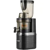 4Swiss Slow Juicer BM202, 200 W, 40 tpm, Reverse-functie, EasyClean, XXL-opening, Zwart