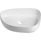 A&n&a aqualine Aqualine keramisch wastafelblad, opzetmodel, 55x42 cm, wit