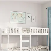 Prolenta Maison Exclusive - Kinderbed zonder matras, wit, 90x190 cm, massief grenenhout