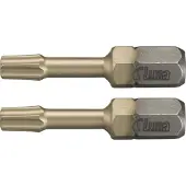 Luna Prime TX40 Torx Bits 29mm - 2 Stuks