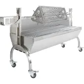 MonsterShop KuKoo 90kg Varkensbraadspit & Platte Rotisserie Grill Bijlage