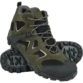 Mountain Warehouse Heren Curlew Waterdichte Lage Wandelschoenen (Groen)