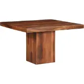 Prolenta Maison Exclusive - Eettafel 120x120x77 cm, massief acaciahout