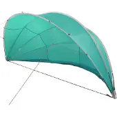 vidaXL Zwembadkoepel 500 x 500 x 236 cm 185T polyester met PU-coating