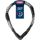 ABUS Fietsslot Kettingslot - Tresor 6806C - Security level 6 - zwart - 85 cm - Geschikt voor elektrische fietsen en stadsfietsen