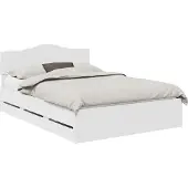 Syfax Bedframe met lade met opslag Wit 140 x 190 cm Ingenieurshout