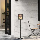 Syfax Beurs Displays Zwart 25 x 25 x 125 cm Aluminium