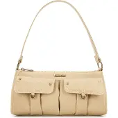 WITTCHEN Dames Schoudertas met Zakken Beige Katoen