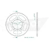 Esjot 15094 428 Achtertandwiel