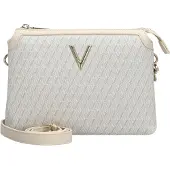 Mario Valentino Beige Polyurethaan Dameshandtas met Verstelbare Schouderband