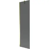 Mexen Next badwand 1-vleugelig 50 x 150 , grafiet, goud - 895-050-000-00-40-50