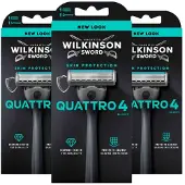 Wilkinson 3x Quattro Scheersysteem + Navulmesjes