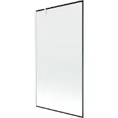Mexen Next enkelvoudige douchewand 100 x 150 , zwart frame, wit - 895-100-000-00-70-20