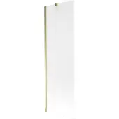 Mexen Next badwand vouwdeur 1-delig 60 x 150 , ijsglas, goud - 895-060-000-00-30-50