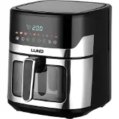LUND Multifunctionele Heteluchtfriteuse / Airfryer – 1600W – 5 Liter – Digitaal LCD Display – Anti-Aanbak – Vaatwasserbestendig