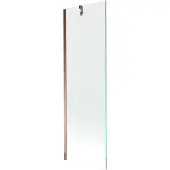 Mexen Next badscherm 1-delig 60 x 150 , transparant, roze goud - 895-060-000-00-00-60