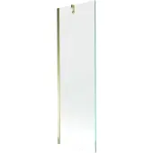 Mexen Next badwandparaván 1-deurs 60 x 150 , transparant, goud - 895-060-000-00-00-50