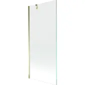 Mexen Next badwand 1-delig 80 x 150 , transparant, goud - 895-080-000-00-00-50