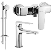 Mexen Lynx DQ40 douchegarnituur, chroom - 745904DQ40-00