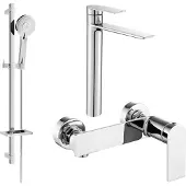 Mexen Zero DQ40 douche-set, chroom - 71114DQ40-00