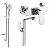 Mexen Milo DF40 doucheset, chroom - 713154DF40-00