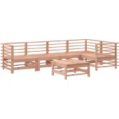vidaXL 6-delige Loungeset massief douglashout