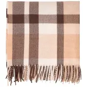 Homla Melrose plaid in ruitpatroon, 150x200 cm, zacht polyester