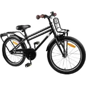 vidaXL Kinderfiets 22 Inch voor 7-12 jaar oud Zwart