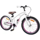 vidaXL Kinderfiets 18 Inch voor 5-7 jaar oud Wit