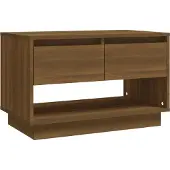 Syfax Tv-meubel 70x41x44 cm bewerkt hout bruin eikenkleur