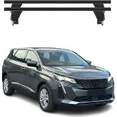 Menabo dakdrager basisdrager voor Peugeot 5008 II (facelift) 2020-2024, aluminium, zwart