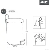 MSV Pedaalemmer Mat Zwart 3