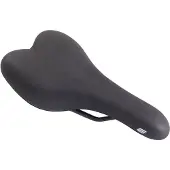 Edge fietszadel sporty zwart (op kaart)
