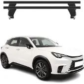 Menabo dakdragerset voor Lexus LBX 2023-2025, aluminium, zwart, 2-delig