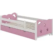 VitaliSpa Kinderbed Jessica Roze 80x160 cm met lade, zonder matras, Model 40319