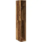 vidaXL Kledingkast 30x50x200 cm bewerkt hout oud hout