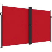 Syfax Windscherm uittrekbaar 200x600 cm rood