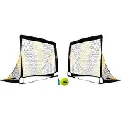 Powershot Twee poorten POP UP, 1,8 x 1,2 meter - zwart/geel