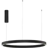 Lyora Zwarte hanglamp Elowen design Ø 80cm