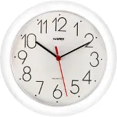 Maurer Wandklok, diameter 25 cm. Kleur: wit